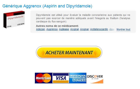 aggrenox Pas De Pharmacie Sur Ordonnance * Acheter Aspirin and Dipyridamole France * Bonus Livraison gratuite