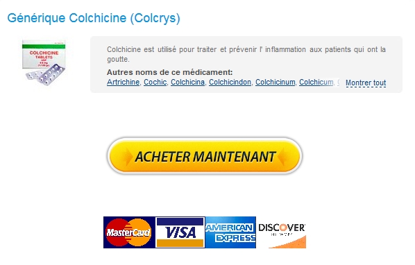 colcrys Colcrys Prix Pharmacie France Acheter Et économiser de largent