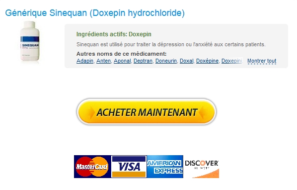 sinequan Pilules génériques en ligne * Achat Du Doxepin hydrochloride * Pharmacie Web