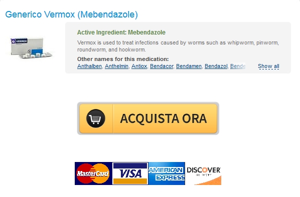 vermox In linea Mebendazole 100 mg Nessuna Prescrizione I prezzi più bassi