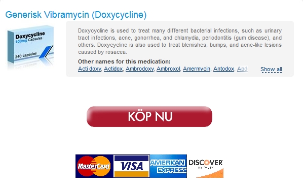 Flexibla betalningsalternativ :: På Nätet 200 mg Vibramycin :: Fri leverans